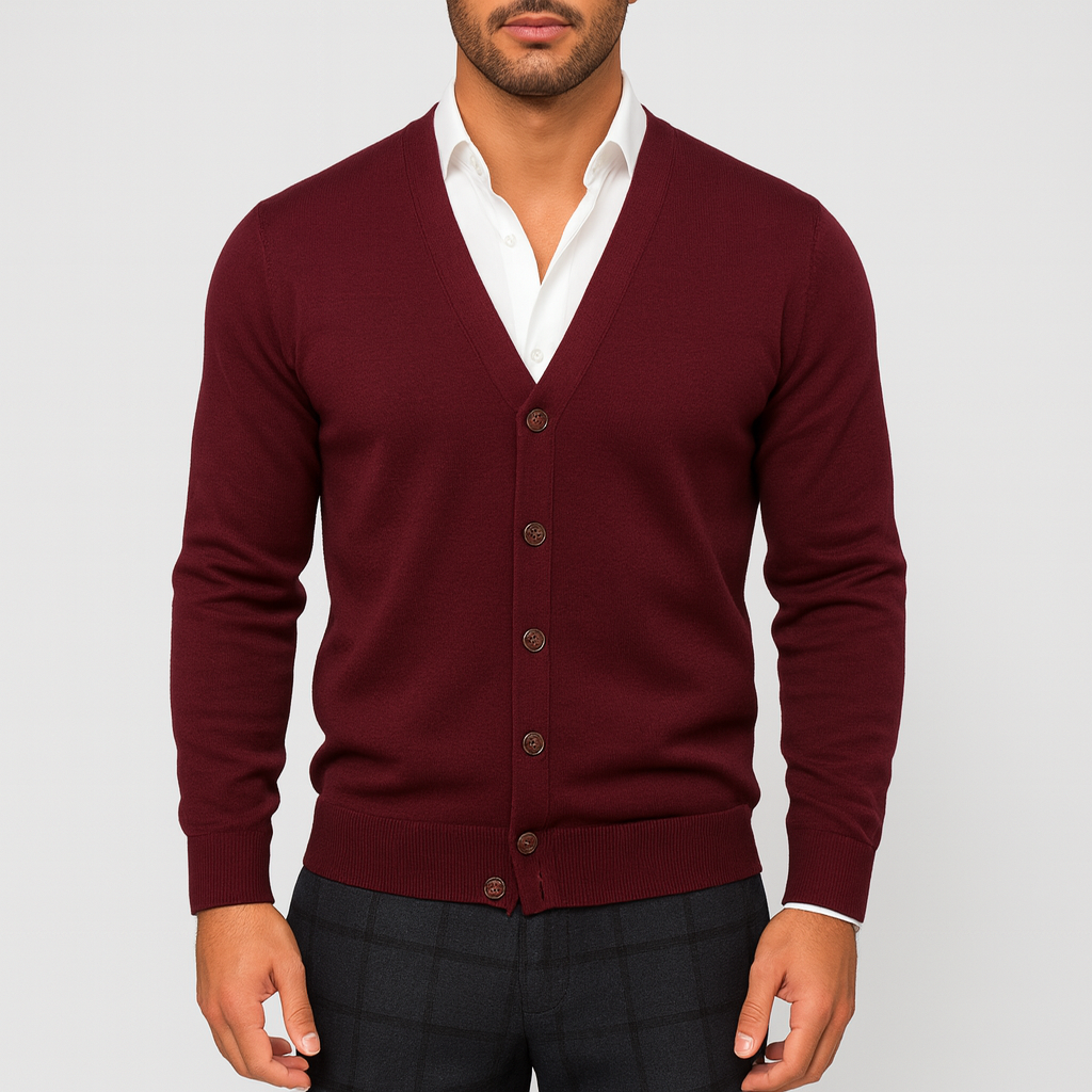 THRUSTYLE | V-Neck Cardigan