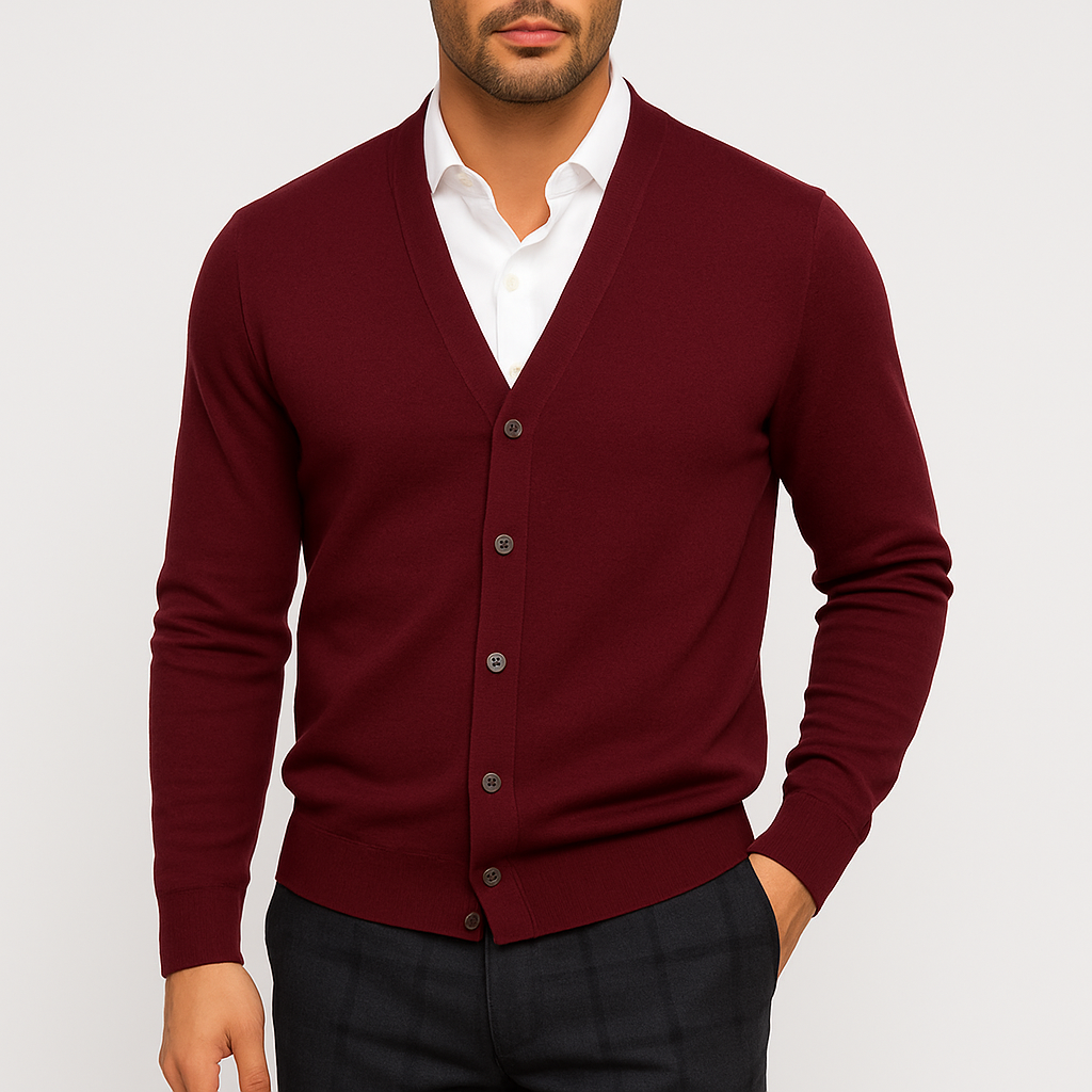 THRUSTYLE | V-Neck Cardigan