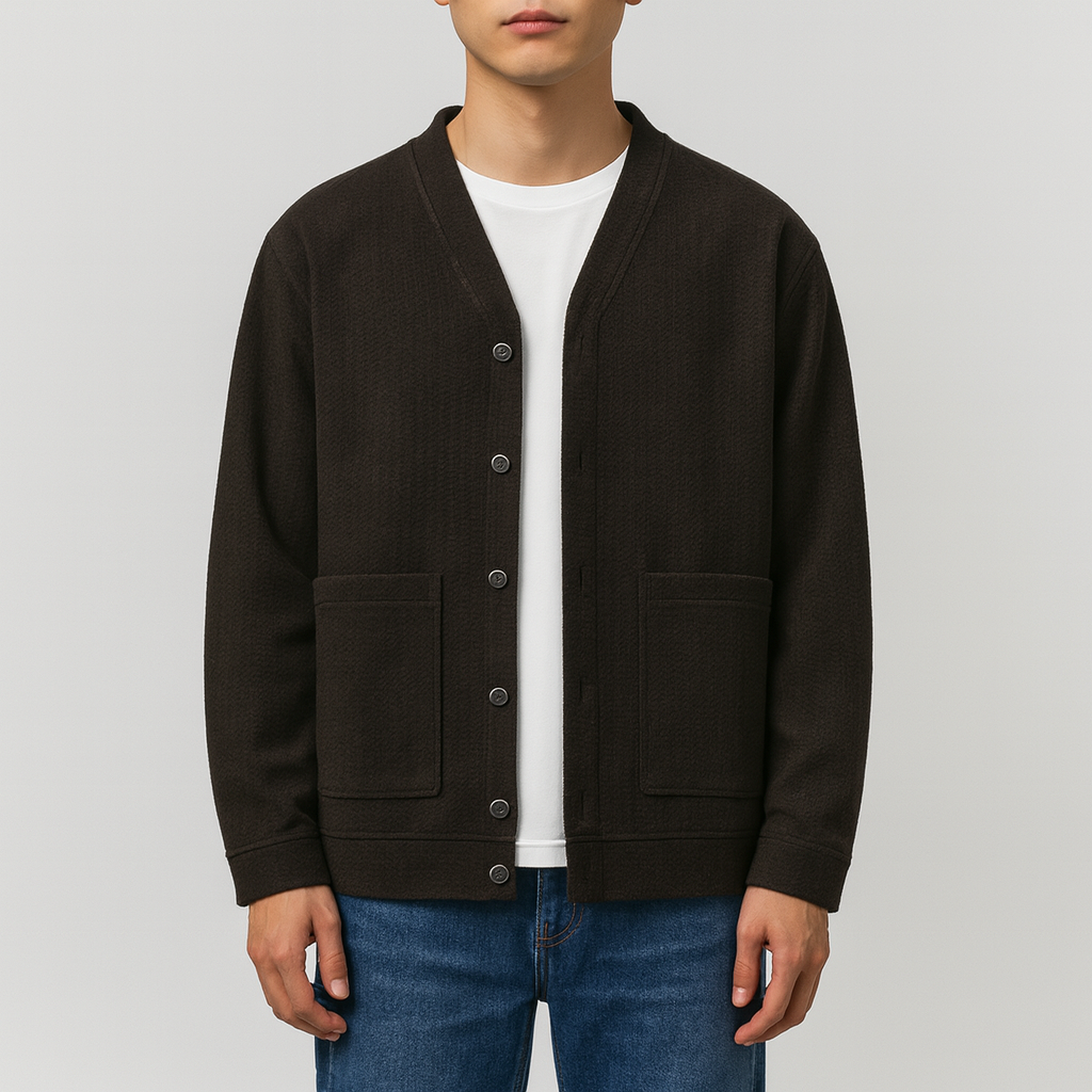 THRUSTYLE | Textured Cardigan