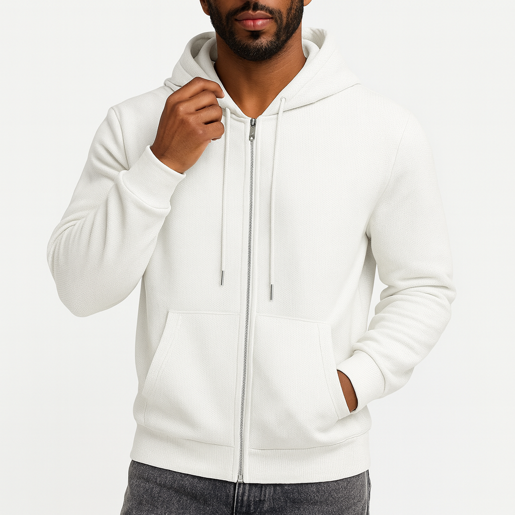 THRUSTYLE | Waffle Hooded Jacket