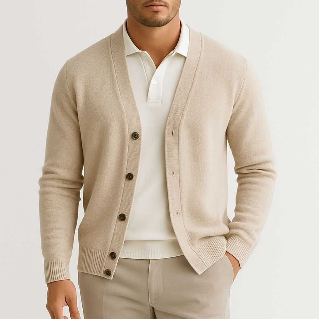 THRUSTYLE | V-Neck Cardigan