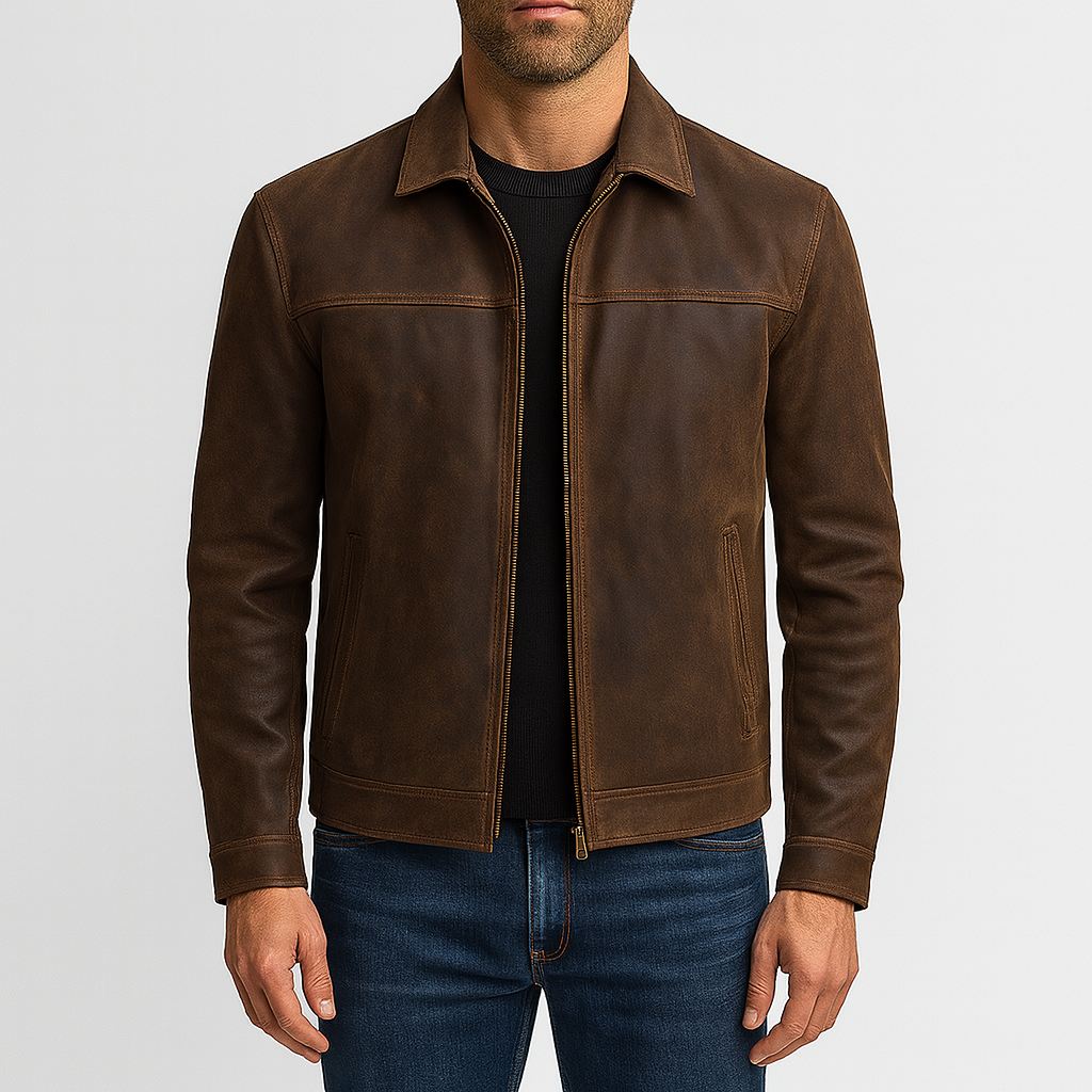THRUSTYLE | Leather Biker Jacket