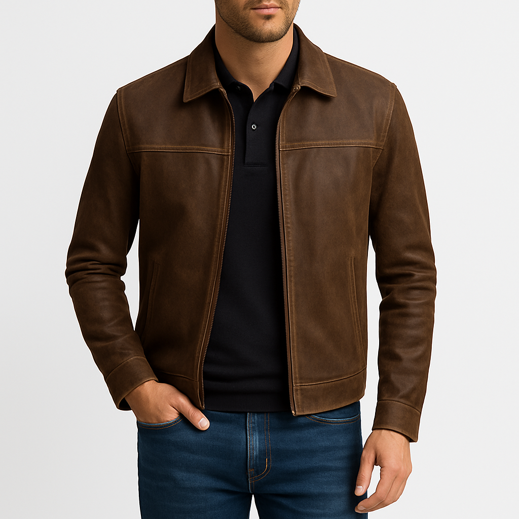 THRUSTYLE | Leather Biker Jacket