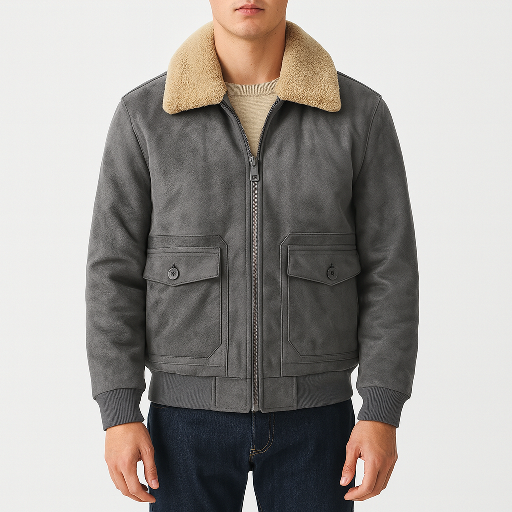 THRUSTYLE | Fleece Bomber Jacket