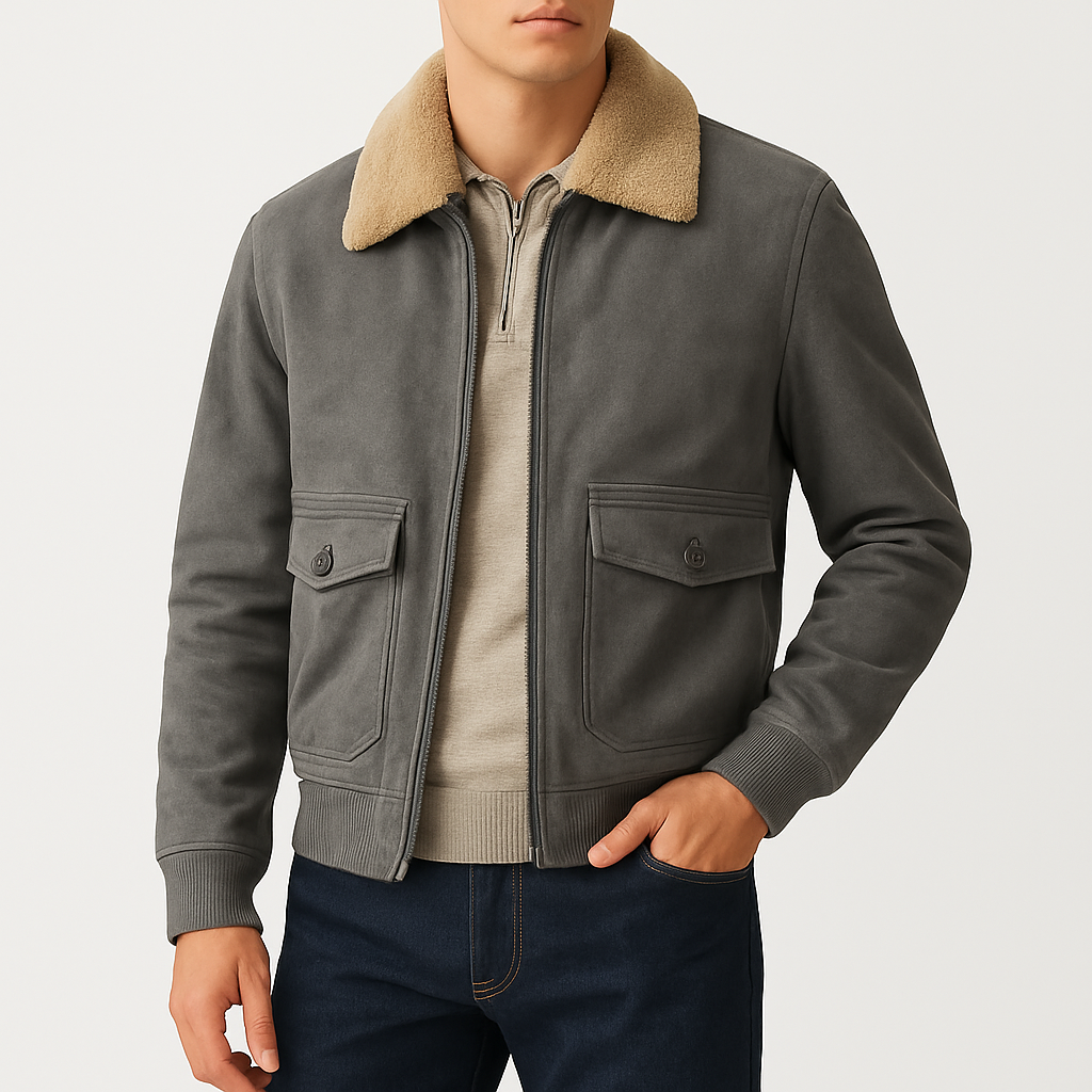 THRUSTYLE | Fleece Bomber Jacket