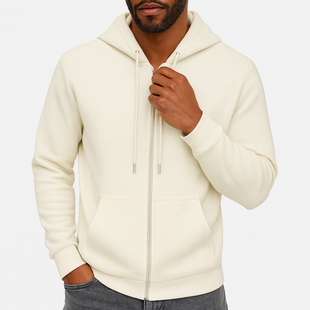 THRUSTYLE | Waffle Hooded Jacket