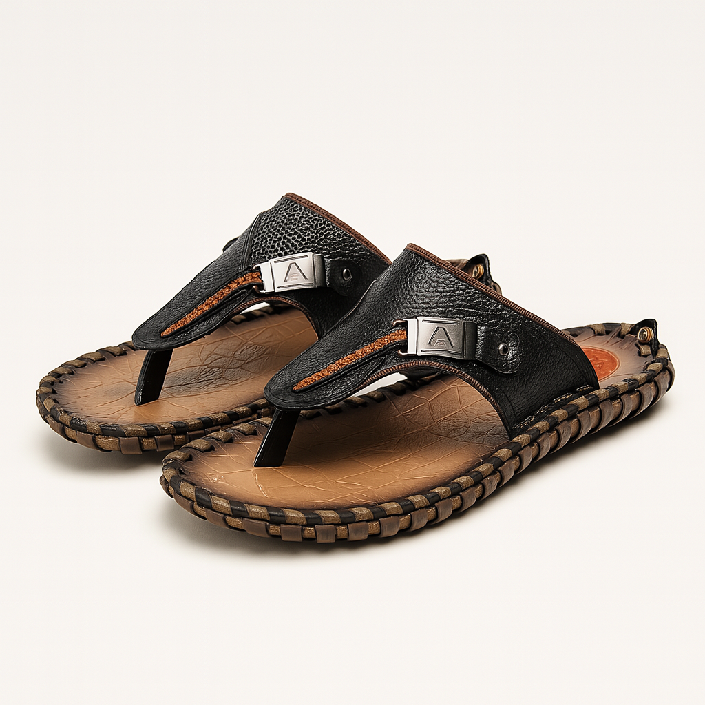 THRUSTYLE | Levi Leather Flip-Flops