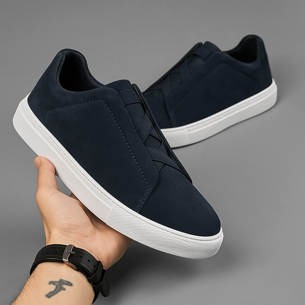 Men's Sneakers – Premium Suede with Comfortable Insole-1