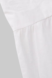 Crew Neck Cotton Tiered Dress