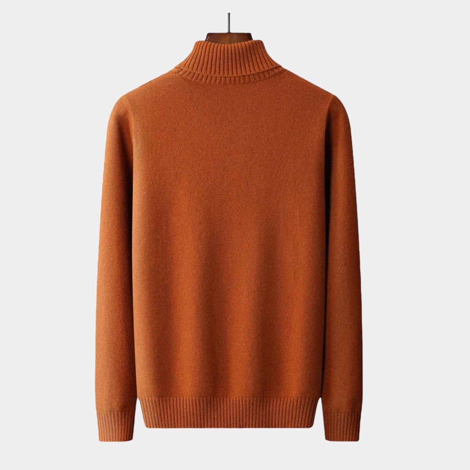 Merino Wool Knitted Turtleneck Sweater