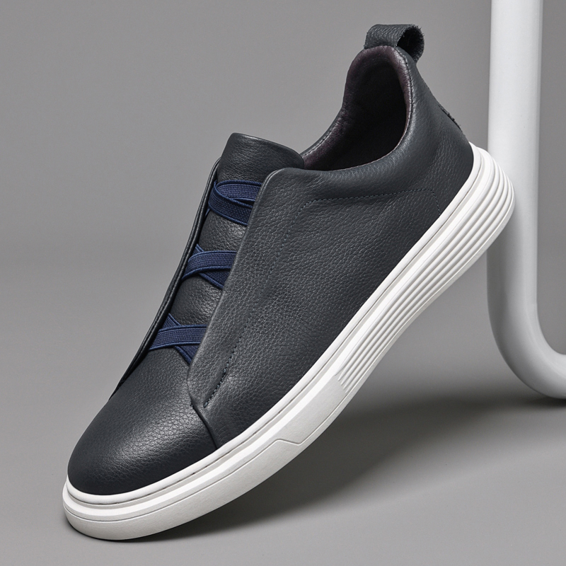 Men’s Sneakers – Genuine Italian Leather, Comfortable Fit-1