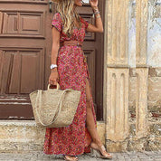 Variant image for Women’s Maxi Dress – Lightweight Pleated Boho Style for Summer-8