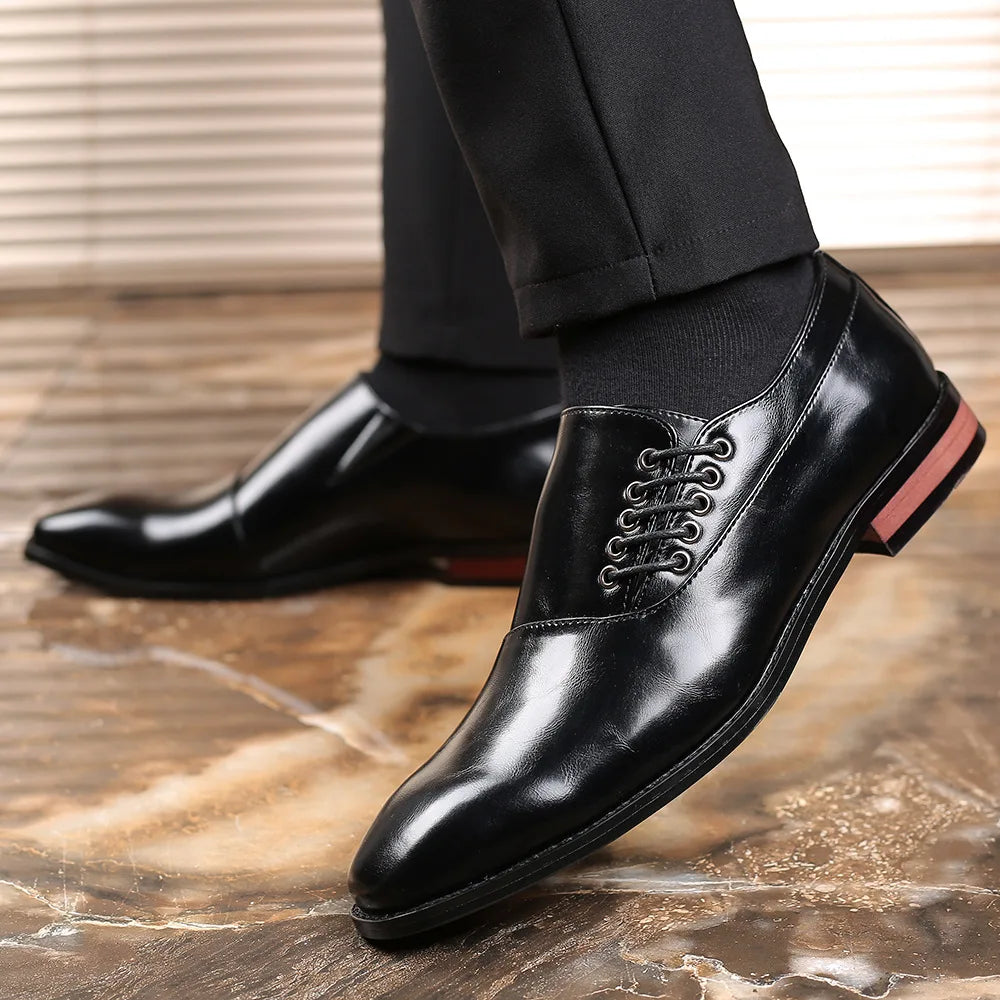 Variant image for Men’s Oxford Shoes – Genuine Leather, Comfortable Fit-11