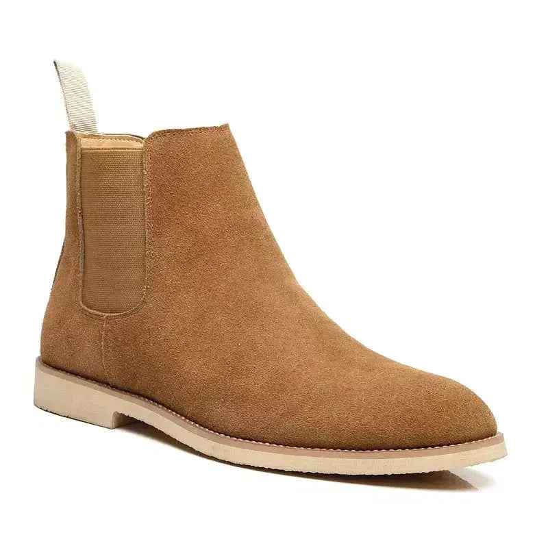 Men’s chelsea boots – premium leather, slip-on, durable sole, classic design