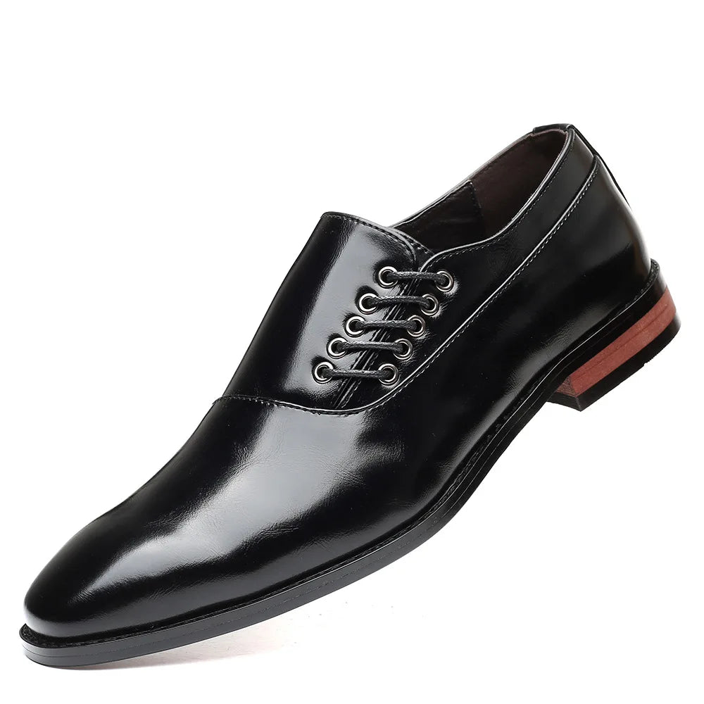 Men’s Oxford Shoes – Genuine Leather, Comfortable Fit-5