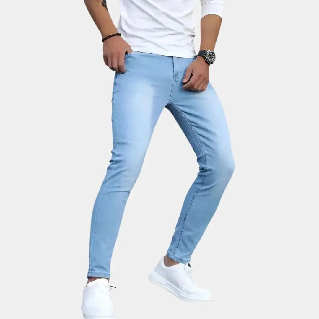 Men’s Slim Fit Stretch Jeans – Tapered Denim, Comfortable & Stylish
