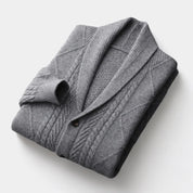 Turtleneck Merino Wool Cardigan