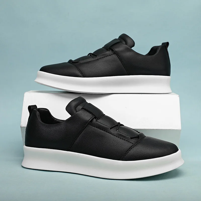 Men’s Sneakers – Premium Vegan Leather, Cushioned Sole-2