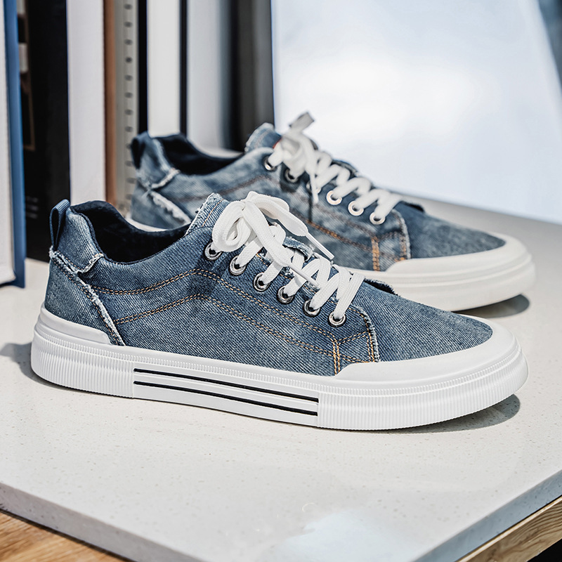Men’s Denim Sneakers – Premium Comfort, Casual Style-2