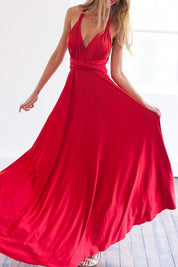 Multi-Wear Strappy Backless Maxi Dress