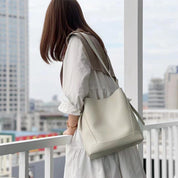 Genuine Leather Tote Bag – Spacious and Versatile Design N