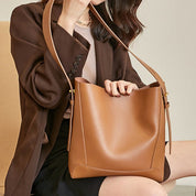 Genuine Leather Tote Bag – Spacious and Versatile Design N