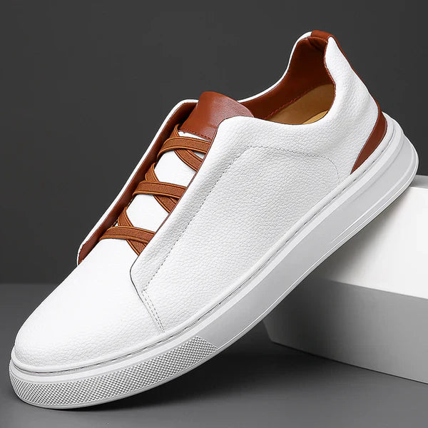 Men's Sneakers – Genuine Leather, Comfortable Fit-1