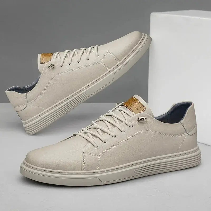 Men’s Casual Leather Oxford Shoes – High-Quality Leather, Ergonomic Sole, Lace-Up Closure