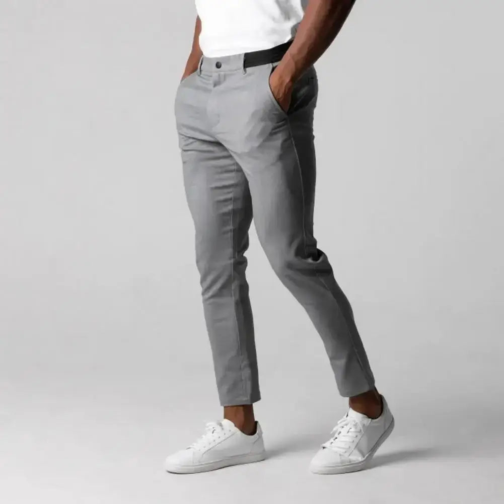 Men’s Stretchy Slim Trousers – Comfortable, Stylish & Versatile