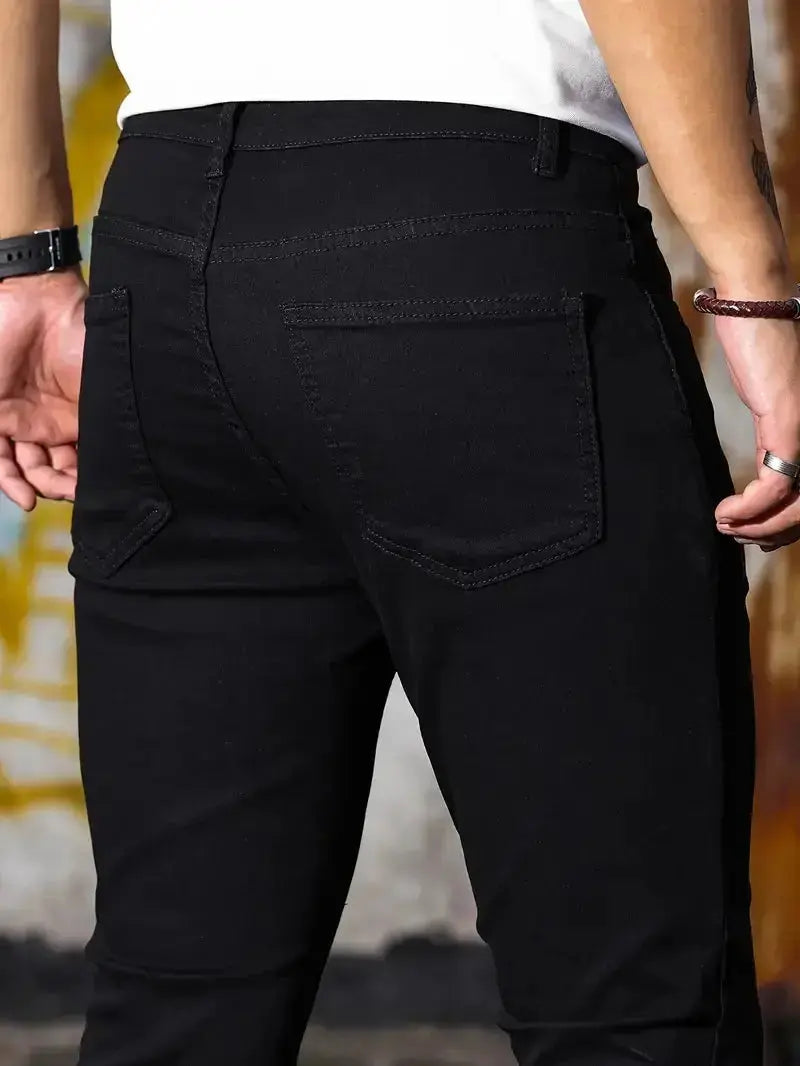 Men’s Slim Fit Stretch Jeans – Tapered Denim, Comfortable & Stylish