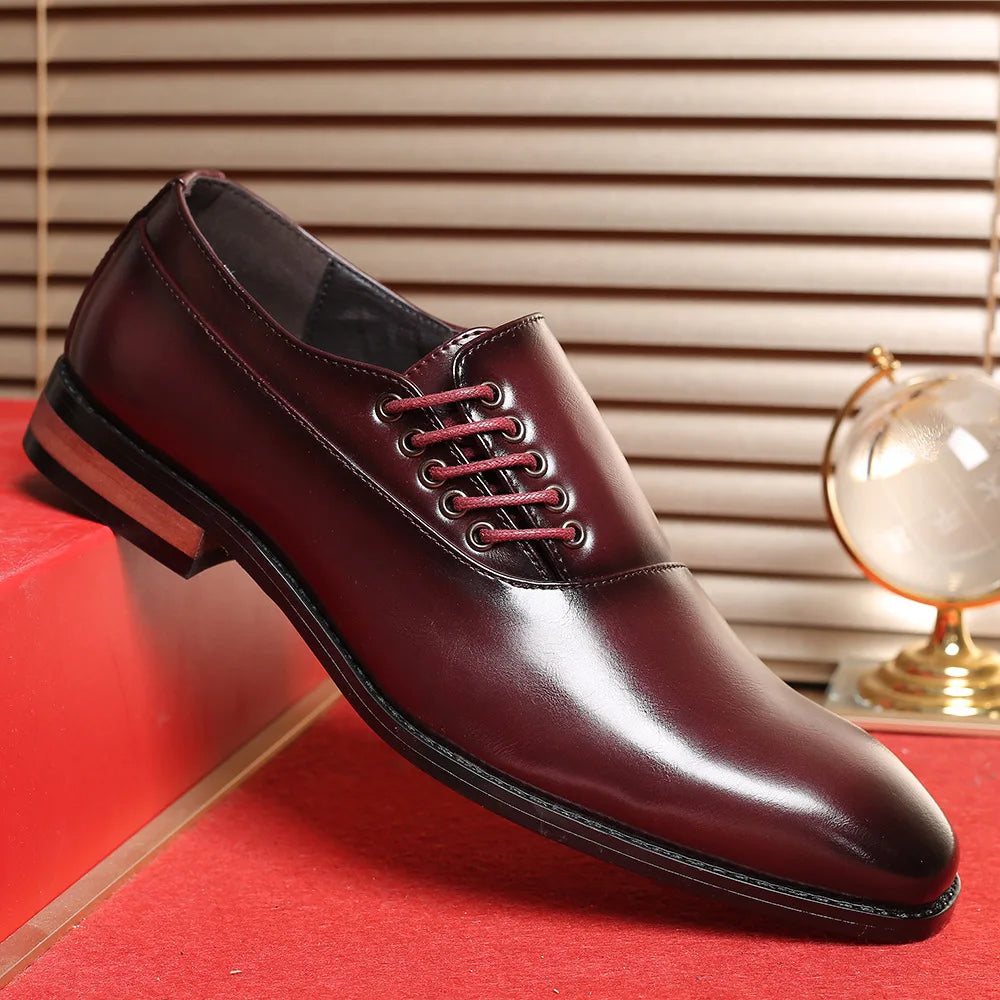 Variant image for Men’s Oxford Shoes – Genuine Leather, Comfortable Fit-21