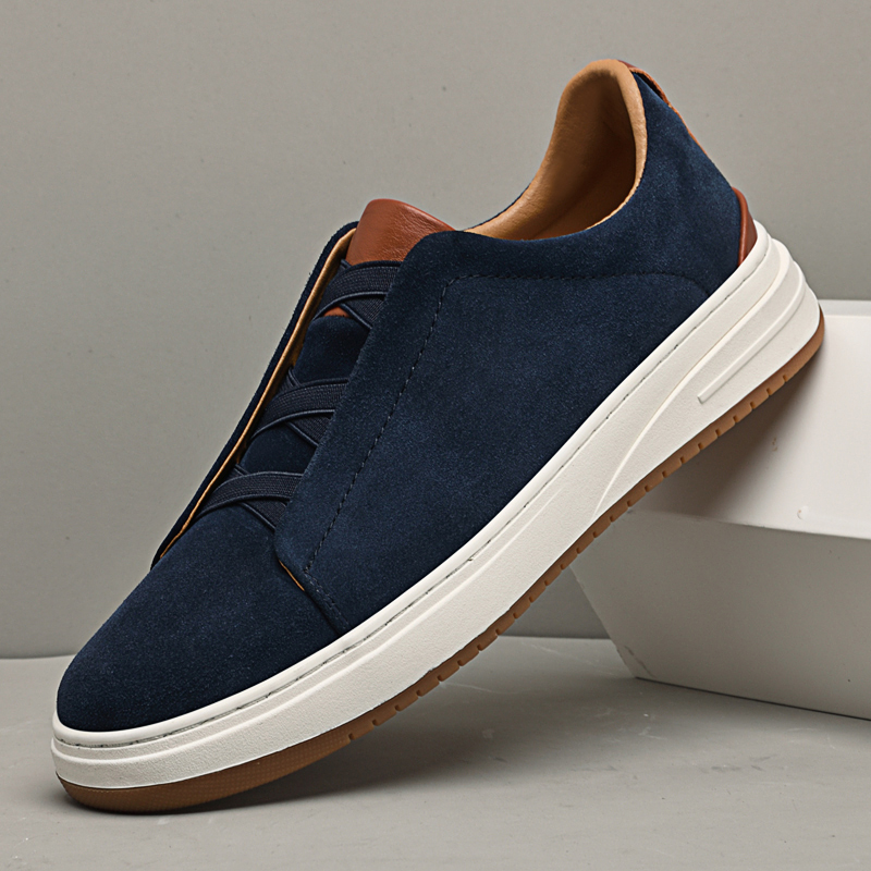 Men’s Suede Sneakers – Italian Craftsmanship, Comfortable Fit-1