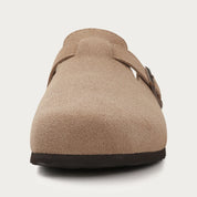 Suede Clogs