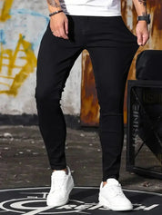 Men’s Slim Fit Stretch Jeans – Tapered Denim, Comfortable & Stylish