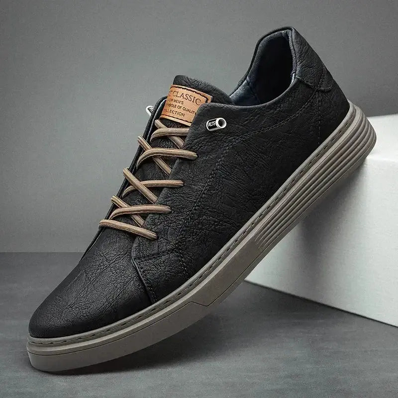 Men’s Casual Leather Oxford Shoes – High-Quality Leather, Ergonomic Sole, Lace-Up Closure