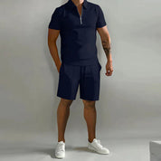 Men's Polo Shirts Set | Luxury Polo and Shorts