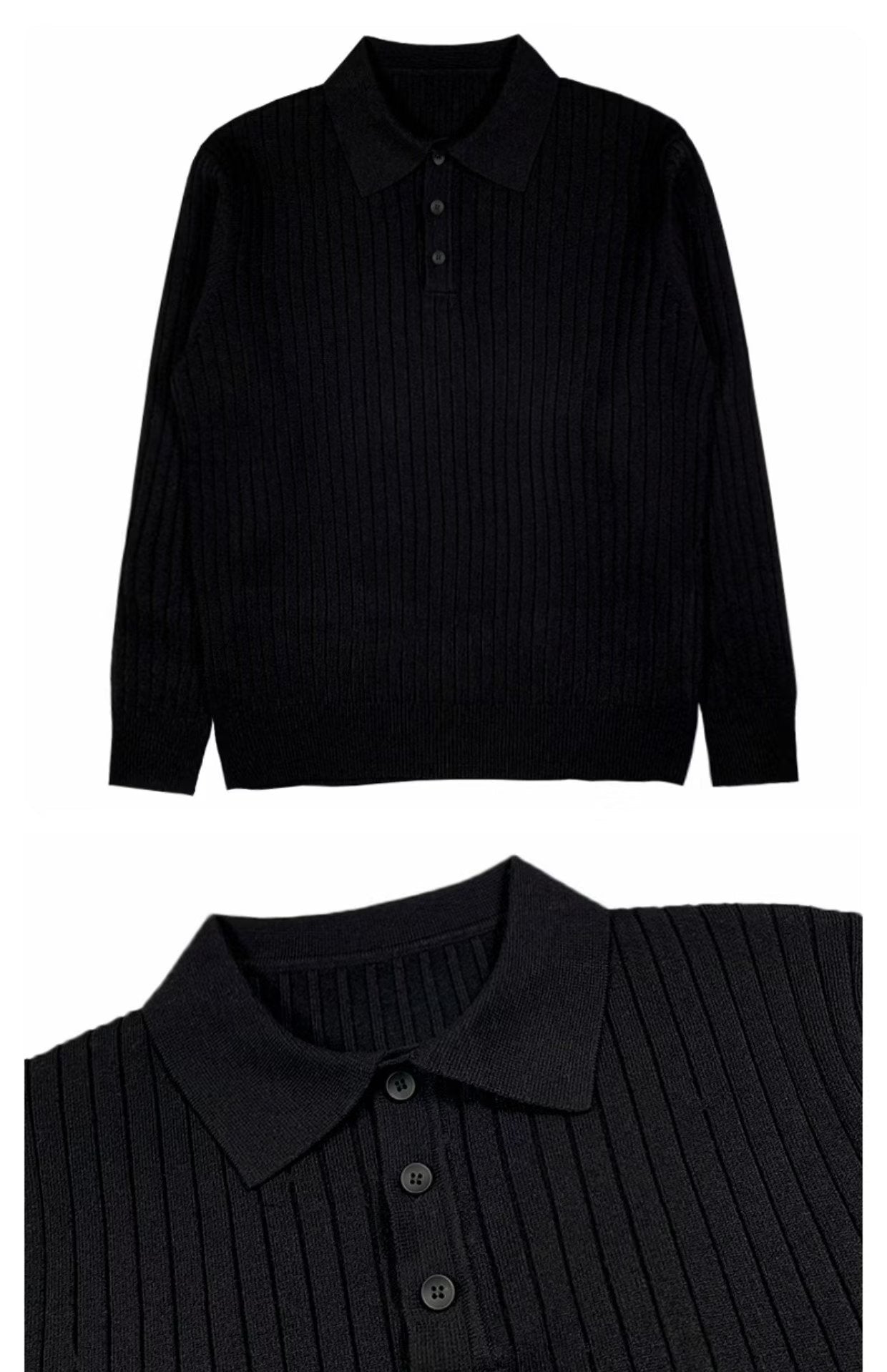 Thrustyle™ - Autumn Lapel Polo Sweater