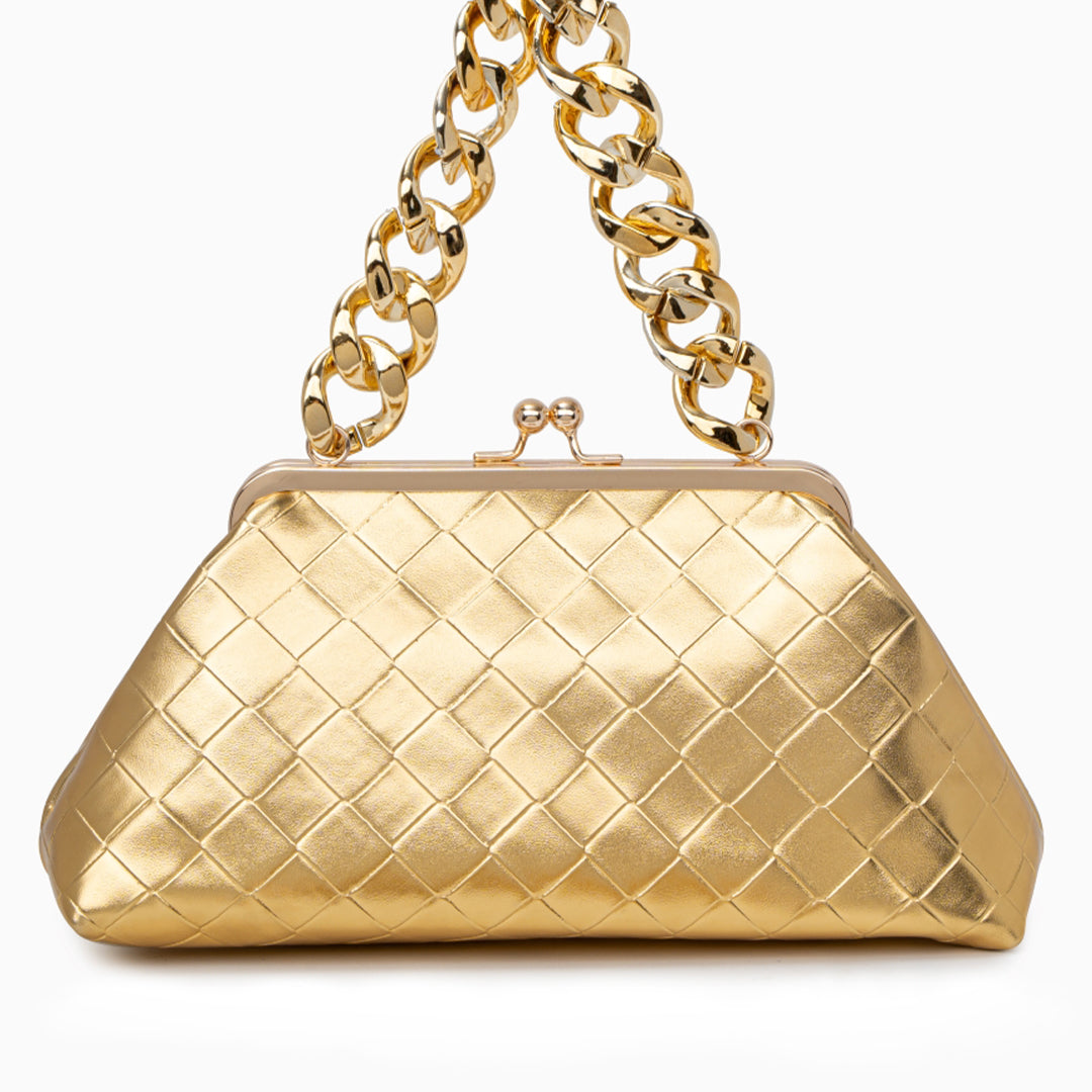 crossbody bag, metallic crossbody, gold crossbody bag, chain strap bag, evening purse, women's gold bag, small gold bag, luxury crossbody bag, gold handbag, gold clutch, crossbody purse, gold purse, evening bags, mini crossbody bag, gold clutch purse, designer crossbody bags, gold designer bag, gold evening bag, cute crossbody bags, evening clutch, crossbody handbags for women
