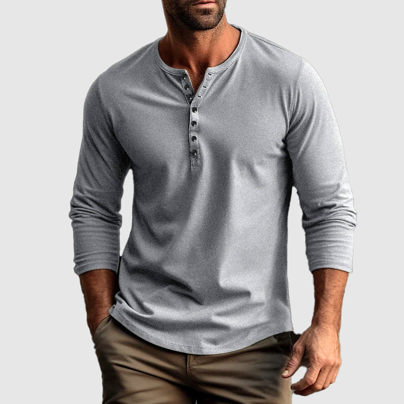 men's henley shirt, long sleeve henley, casual henley shirt, cotton henley shirt, breathable henley shirt, men's cotton shirt, breathable cotton shirt, men's long sleeve shirt, smart casual shirt for men, mens henley long sleeve, men's casual long sleeve shirts, mens henley shirts long sleeve, cotton casual henley shirt, men's breathable long sleeve henley shirt