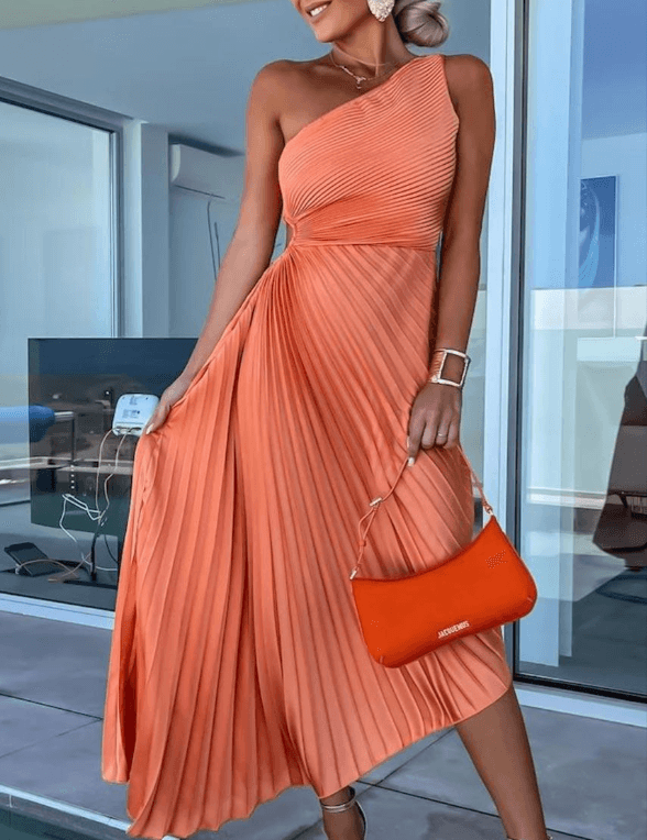 Regina | One Shoulder Dress-2