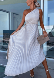 Regina | One Shoulder Dress-4