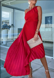 Regina | One Shoulder Dress-1
