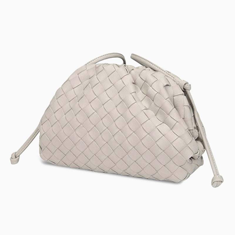 Women’s Woven Cloud Messenger Bag – Lightweight and Stylish Handbag for Casual and Travel Outings