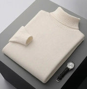 Men's 100% Merino Wool Turtleneck Sweater – Luxurious Warmth and Sophistication