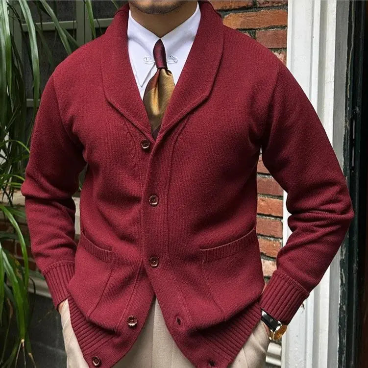 Men's British Knit Cardigan – Classic Comfort Redefined